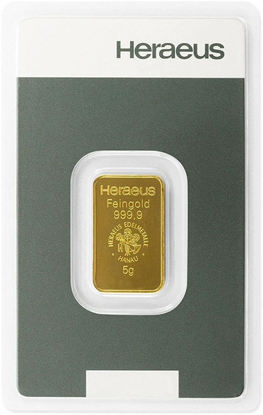 Heraeus Minted Gold Bars - ID 3143