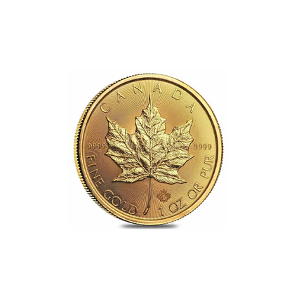 1oz Gold Canadian Maple Leaf Coin – Backdated