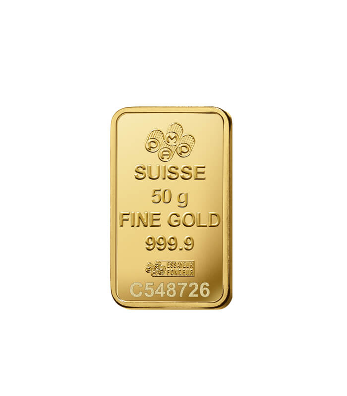 50g PAMP Fortuna Gold Bar