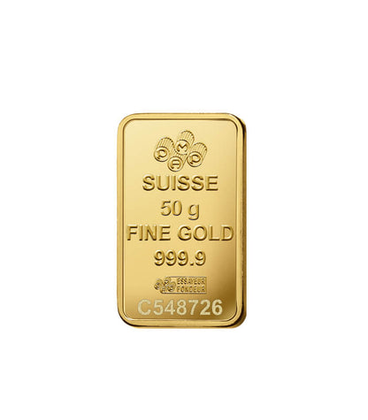 50g PAMP Fortuna Gold Bar