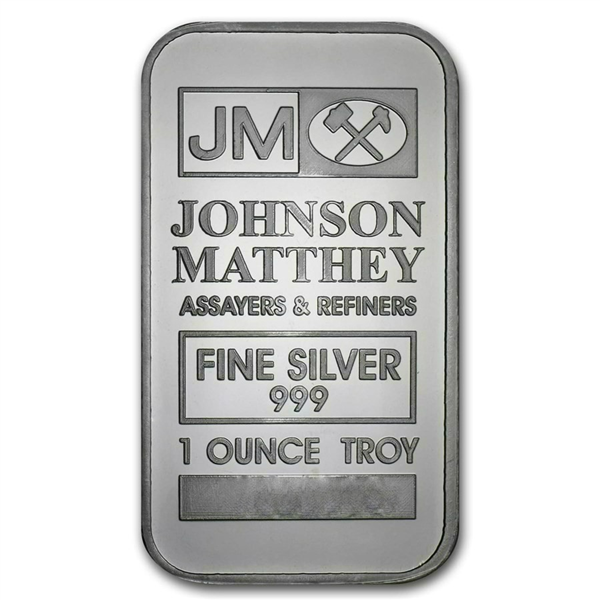 Johnson Matthey Minted Silver Bars - ID 295