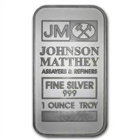 Johnson Matthey Minted Silver Bars - ID 295
