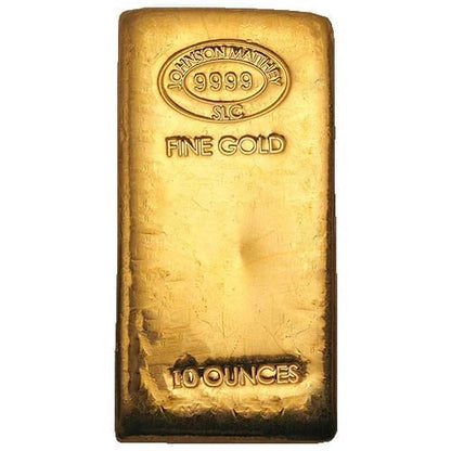 Johnson Matthey Cast Gold Bars - ID 84