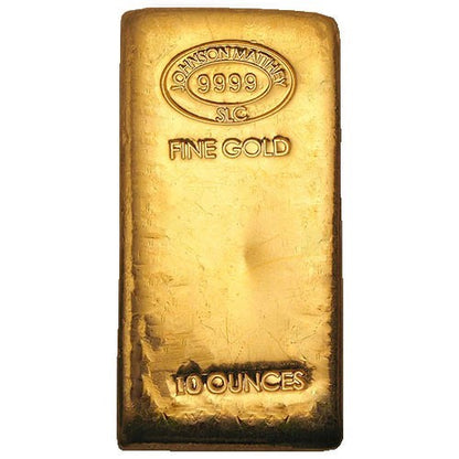 Johnson Matthey Cast Gold Bars - ID 84