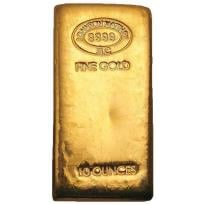 Johnson Matthey Cast Gold Bars - ID 84