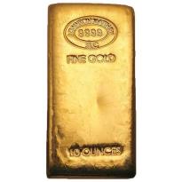 Johnson Matthey Cast Gold Bars - ID 84