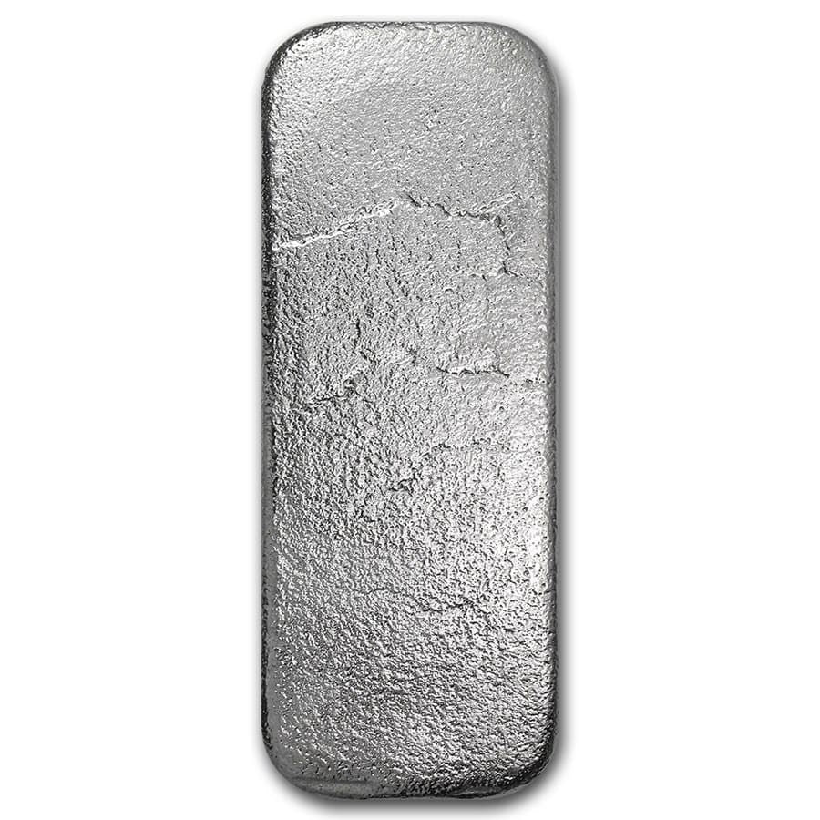 Johnson Matthey Cast Silver Bars - ID 45