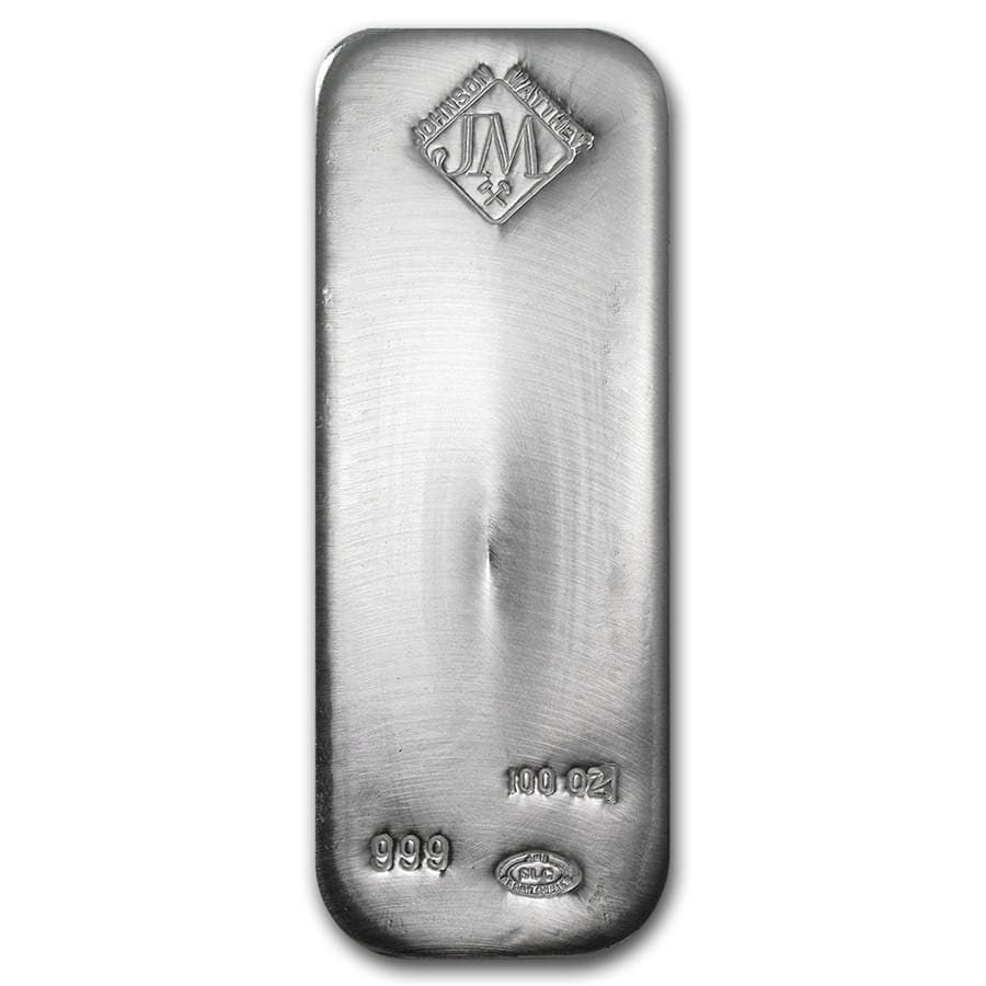 Johnson Matthey Silver Bars - ID 45