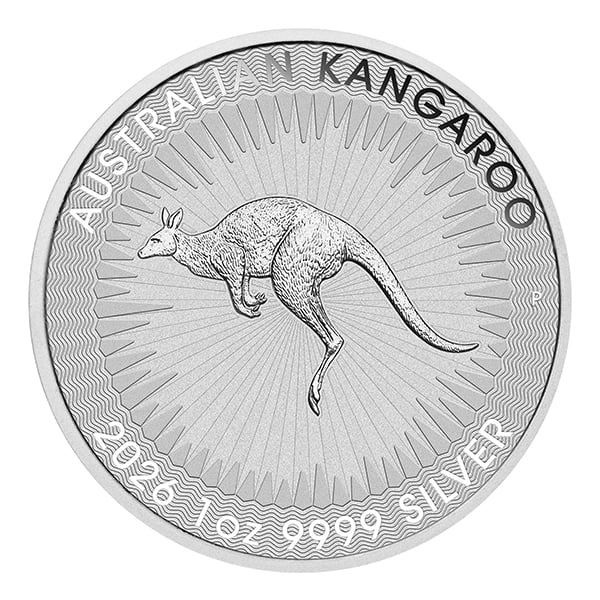 Australian Kangaroo 1 oz Silver Coins - ID 4827