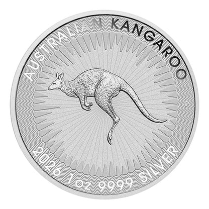 Australian Kangaroo 1 oz Silver Coins - ID 4827
