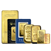 LBMA Various Brand Cast Gold Bars - ID 2844