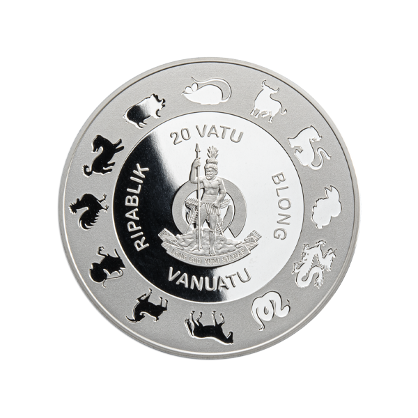 1oz Silver Lunar Dragon Pearl Proof Coin