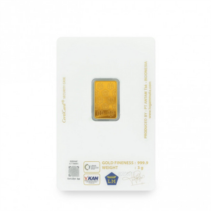 Logam Mulia Minted Gold Bars - ID 4504