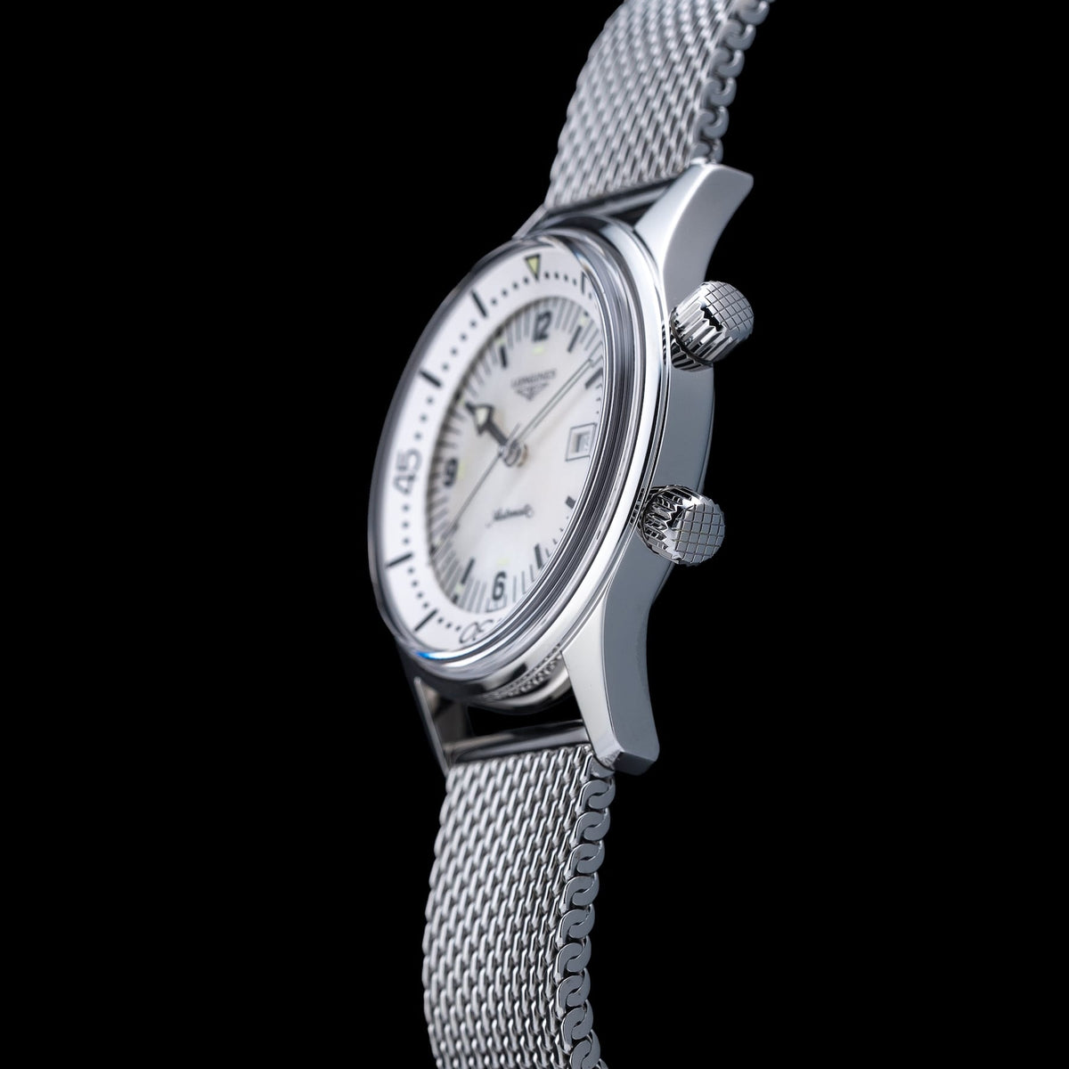 Longines Legend Diver Watch on Bracelet L3.374.4.80.6