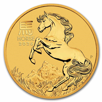 Perth Mint Lunar Series 3 gr Gold Coins - ID 4676