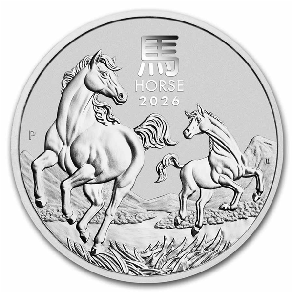 Perth Mint Lunar Series 1/2 oz Silver Coins - ID 4685