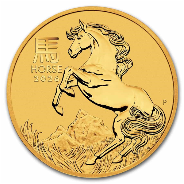 Perth Mint Lunar Series 1/4 oz Gold Coins - ID 4675