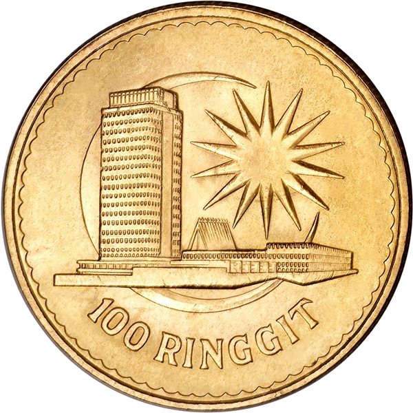 Tunku Abdul Rahman 100 Ringgit  19 gr Gold Coins - ID 3247