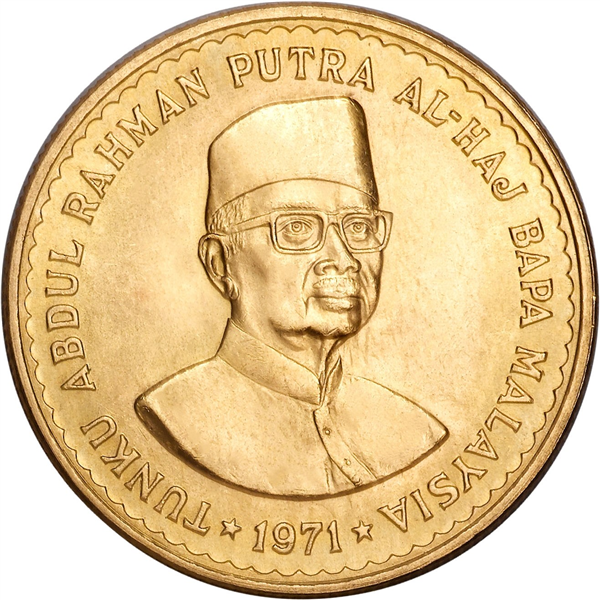 Tunku Abdul Rahman 100 Ringgit  19 gr Gold Coins - ID 3247