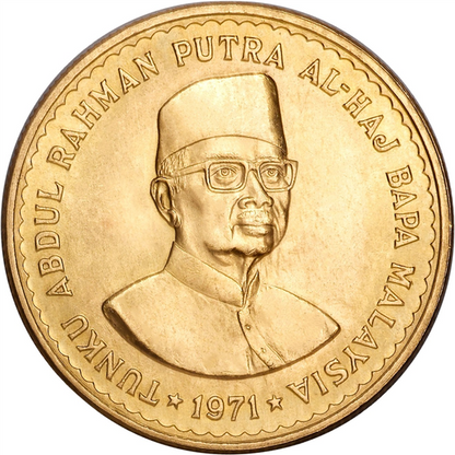 Tunku Abdul Rahman 100 Ringgit  19 gr Gold Coins - ID 3247