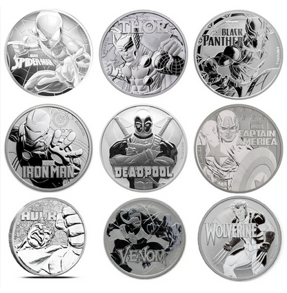 Marvel Series 1 oz Silver Coins - ID 3272