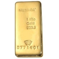 Metalor Cast Gold Bars - ID 296