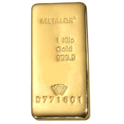 Metalor Cast Gold Bars - ID 296