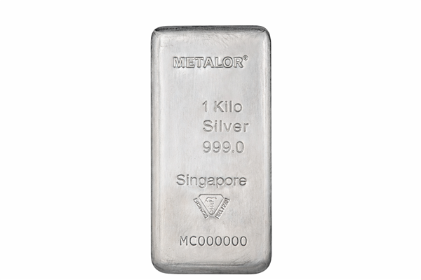 Metalor Cast Silver Bars - ID 284