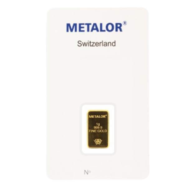 Metalor Minted Wafer Gold Bars - ID 4631