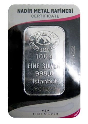 Nadir Minted Silver Bars - ID 462