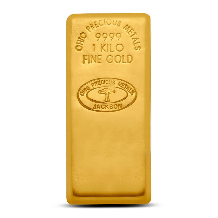 Ohio Precious Metals Cast Gold Bars - ID 2279
