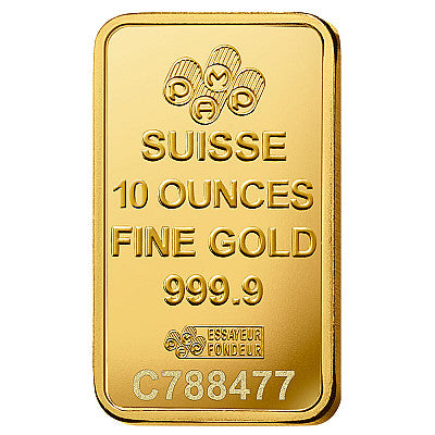 PAMP 10 Ounce Fortuna Gold Bar
