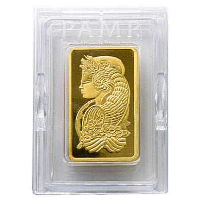 PAMP 5 Ounce Fortuna Gold Bar