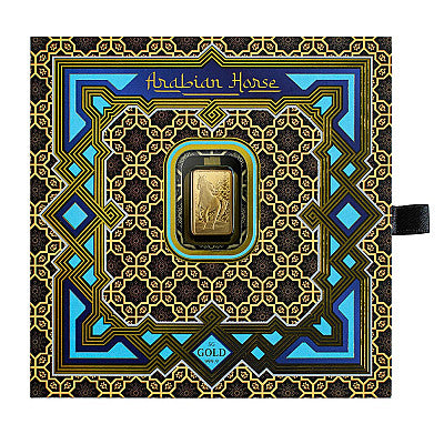 PAMP Boxed Arabian Horse 5 Gram Gold Bar