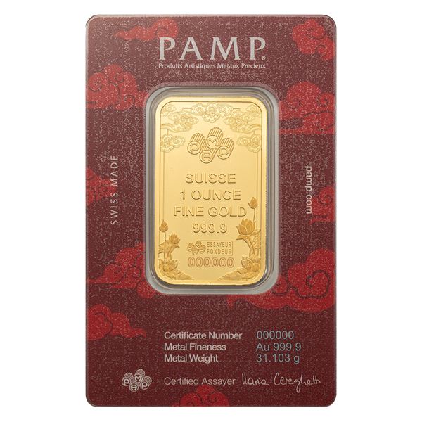 PAMP Suisse Minted Good Luck Gold Bars - ID 4808