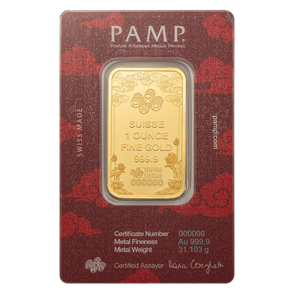 PAMP Suisse Minted Good Luck Gold Bars - ID 4808