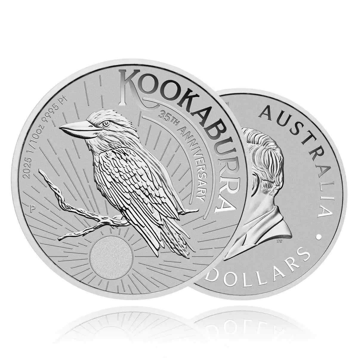 1/10oz Platinum Coin 2025 Kookaburra - Perth Mint