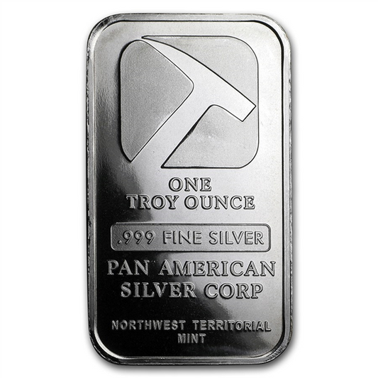 GMS Pan American Minted Silver Bars - ID 4872