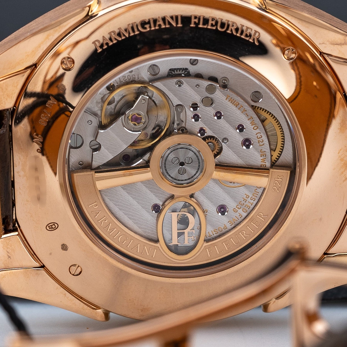 Parmigiani Fleurier PFC907-2020001-300182 Tonda PF Annual Calendar Rose Gold Black