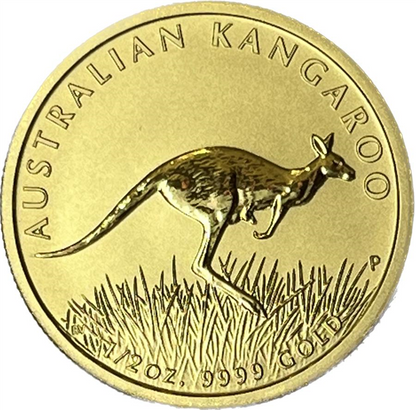 Australian Kangaroo Nugget 1/2 oz Gold Coins - ID 2968