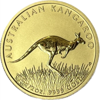 Australian Kangaroo Nugget 1/2 oz Gold Coins - ID 2968
