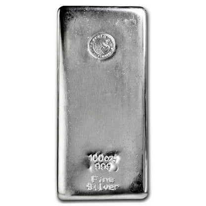 Perth Mint Cast  Silver Bars - ID 46