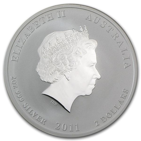 Perth Mint Lunar Series 2 oz Silver Coins - ID 68