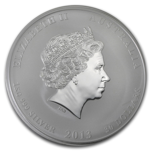 Perth Mint Lunar Series 1 kg Silver Coins - ID 123