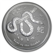 Perth Mint Lunar Series 1 kg Silver Coins - ID 123