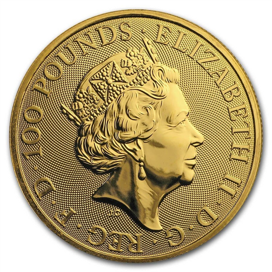 Queen's Beasts Falcon of the Plantagenets Gold Coins - ID 1249