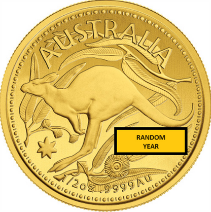 RAM Australian Kangaroo 1/2 oz Gold Coins - ID 4355