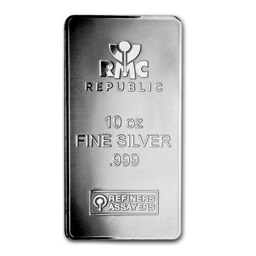 Republic Metals Corporation Minted Silver Bars - ID 2024