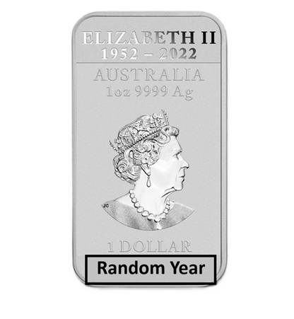 Perth Mint Rectangular Dragon 1 oz Silver Coins - ID 2688