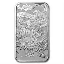Dragon Rectangular Silver Coins - ID 3088